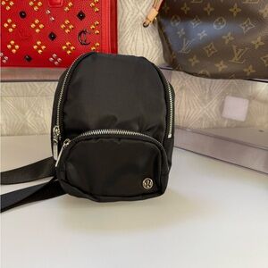 lululemon athletica Black Sling Bag Sleek Design